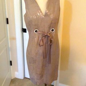 Vertigo brocade cocktail dress